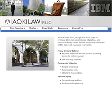 Tablet Screenshot of aokilaw.com